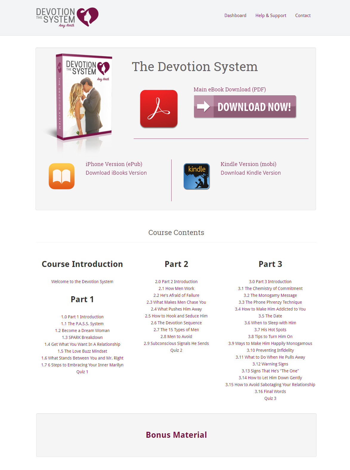 The Devotion System Download Page